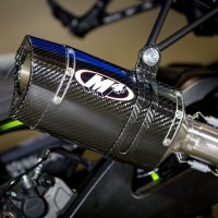  M4 2017-2023 Suzuki GSX-R1000 TITANIUM FULL SYSTEM WITH CARBON TECH1 CANISTER