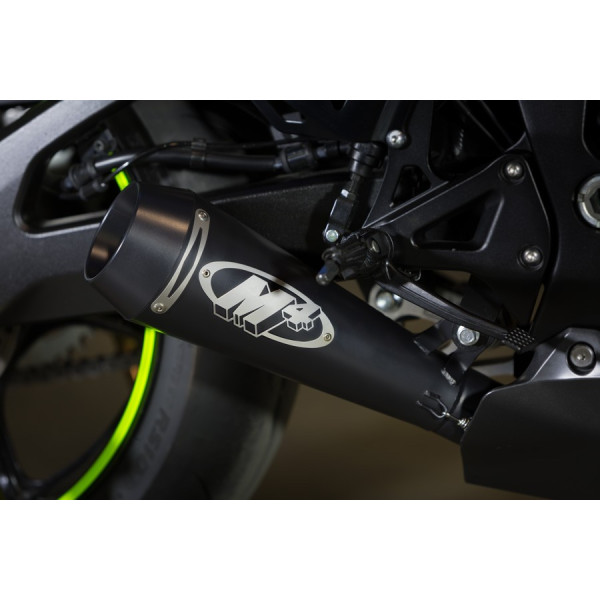 M4 2017-2023 Suzuki GSX-R1000 TITANIUM FULL SYSTEM W/ BLACK GP CANISTER