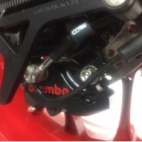 2015+ Yamaha YZF-R1 / R1M / R1S 84mm Under Mount Caliper Bracket Kit - Silver (Special Order) 2015+ Yamaha YZF-R1 / R1M / R1S 84mm Under Mount Caliper Bracket Kit - Silver (Special Order)