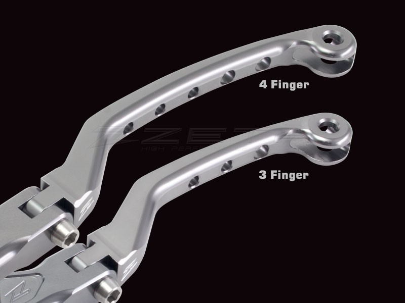 Zeta ZS60-5210 Flight Clutch Lever Aluminum Yamaha YZF-R6 Suzuki GSX-R750 00-16