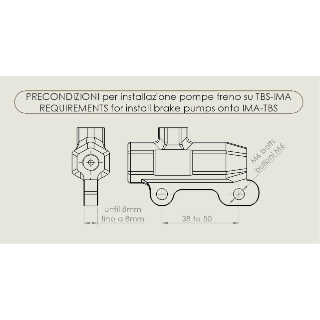 IMA Racing TBS Thumb Brake System-BASE F or B