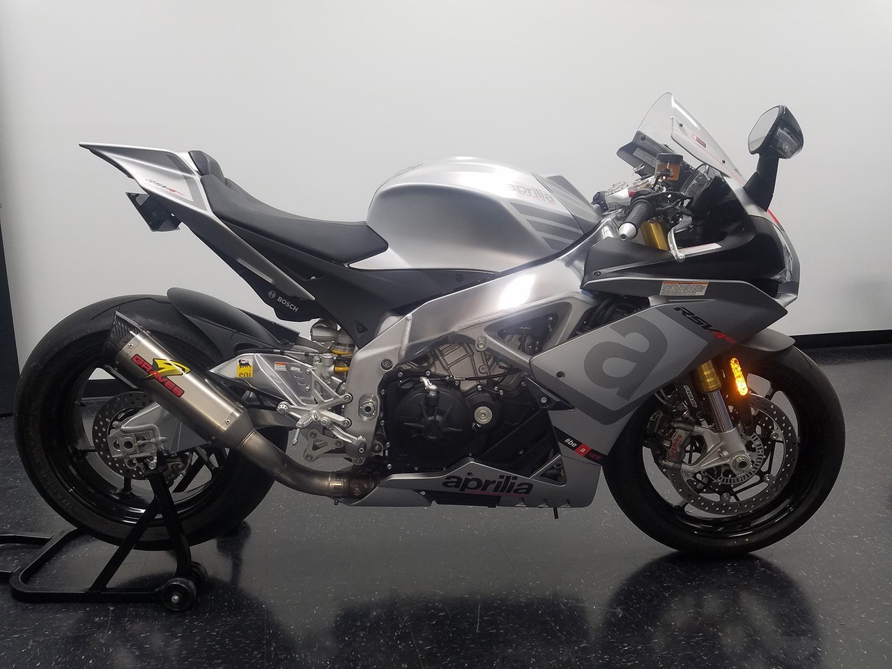 Graves Motorsports Aprilia RSV4 Cat Eliminator Exhaust Titanium