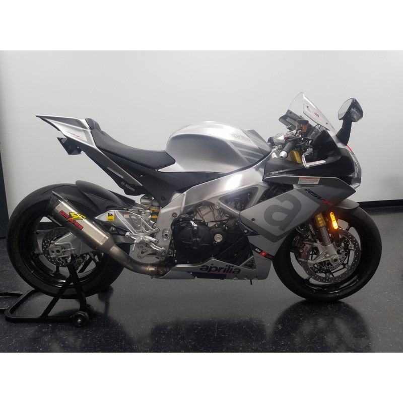 Graves Motorsports Aprilia RSV4 Cat Eliminator Exhaust Titanium