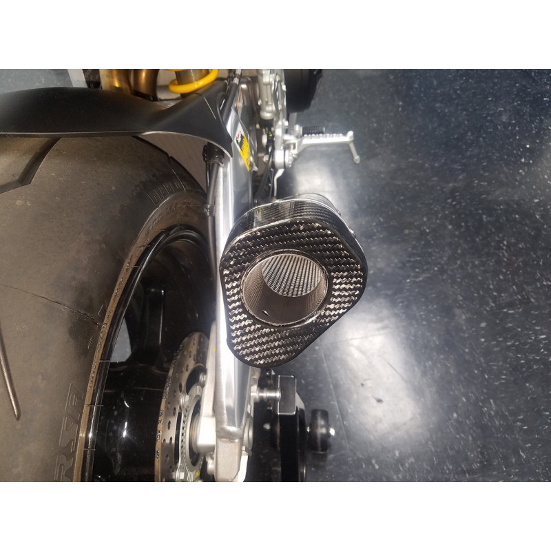 Graves Motorsports Aprilia RSV4 Cat Eliminator Exhaust Titanium