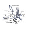 Woodcraft Suzuki GSX-R1000 Rearset 2017-2023