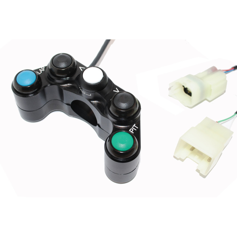 Bike Sport Developments - Kawasaki 2016-2020 ZX-10R/RR Left Side Button Pod - Kit ECU Only, Plug & Play Bike Sport Developments - Kawasaki 2016-2020 ZX-10R/RR Left Side Button Pod - Kit ECU Only, Plug & Play