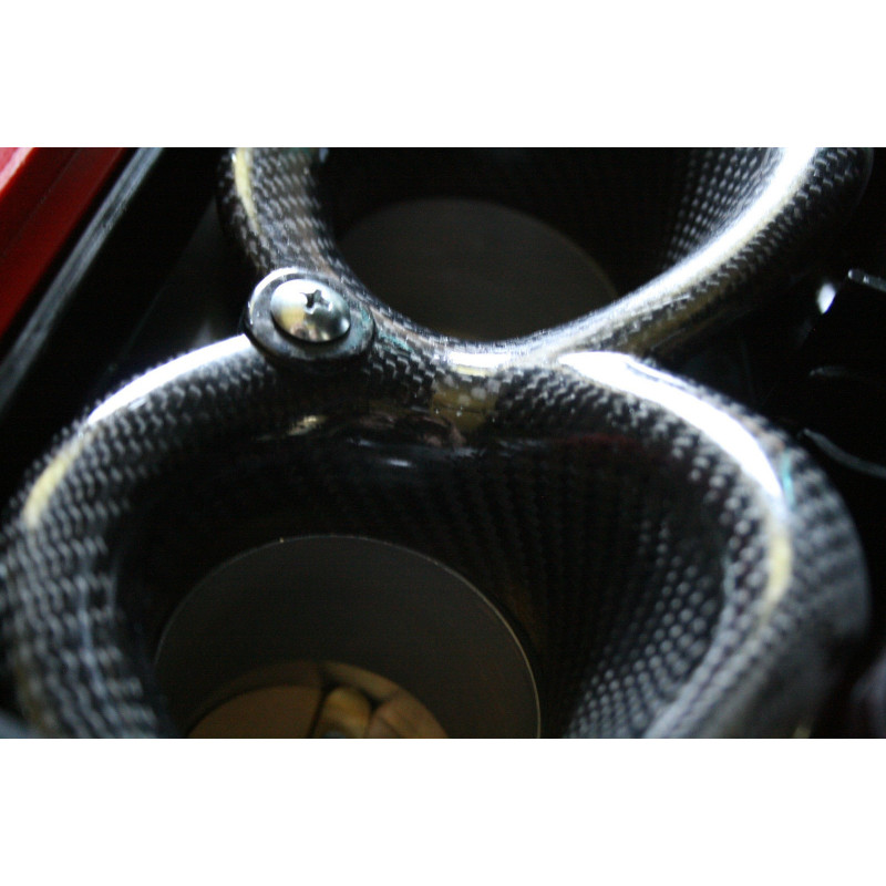 2016-23 Kawasaki ZX-10R / ZX-10RR Carbon Fiber Velocity Stack / Bellmouth Kit - MotoMaxx
