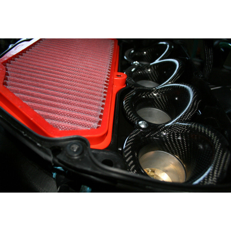 2016-23 Kawasaki ZX-10R / ZX-10RR Carbon Fiber Velocity Stack / Bellmouth Kit - MotoMaxx
