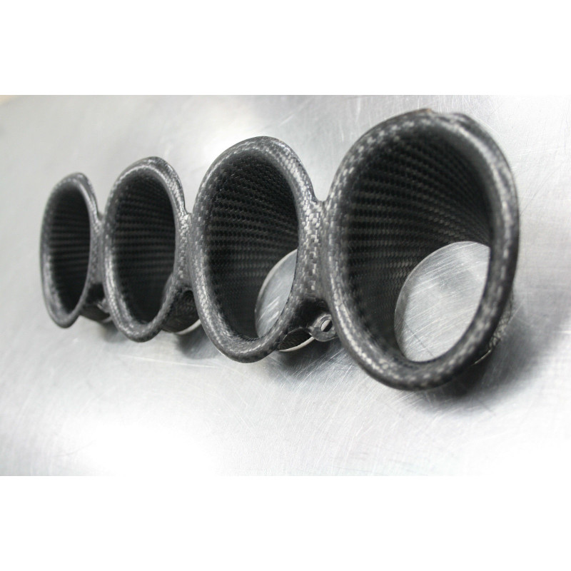 2011-15 Kawasaki ZX-10R Carbon Fiber Velocity Stack / Bellmouth Kit - MotoMaxx