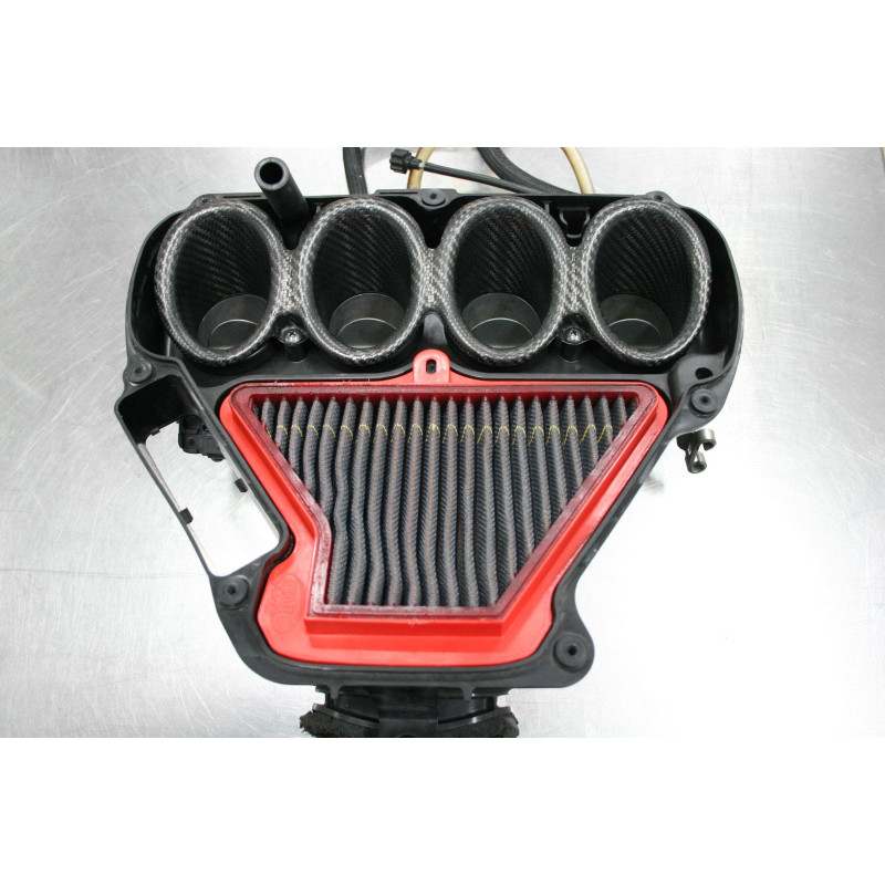 2011-15 Kawasaki ZX-10R Carbon Fiber Velocity Stack / Bellmouth Kit - MotoMaxx