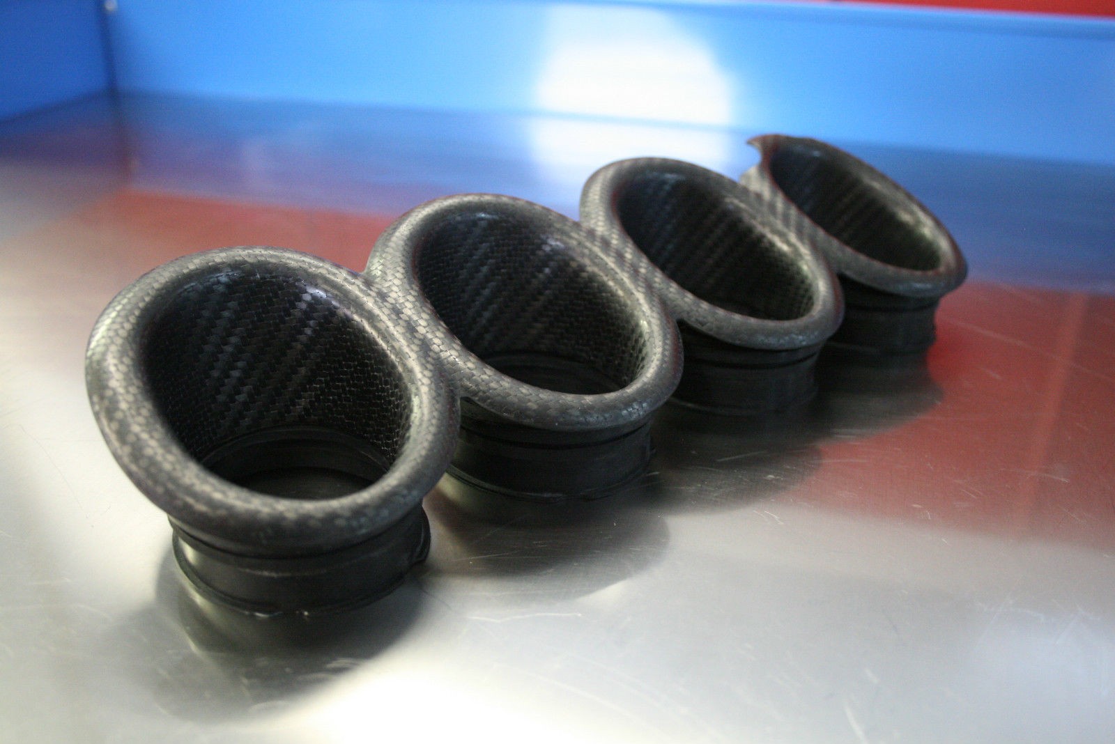 2009-20 Kawasaki ZX-6R Carbon Fiber Velocity Stack / Bellmouth Kit