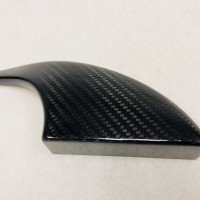 SE Moto Universal Carbon Fiber 'Shark Fin' Guard