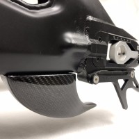 SE Moto Universal Carbon Fiber 'Shark Fin' Guard