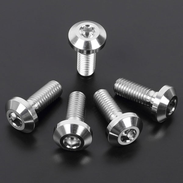 Zeta Titanium Rear Rotor Bolts - Yamaha YZF-R1/R1M (2004+) / YZF-R6 (2006+)