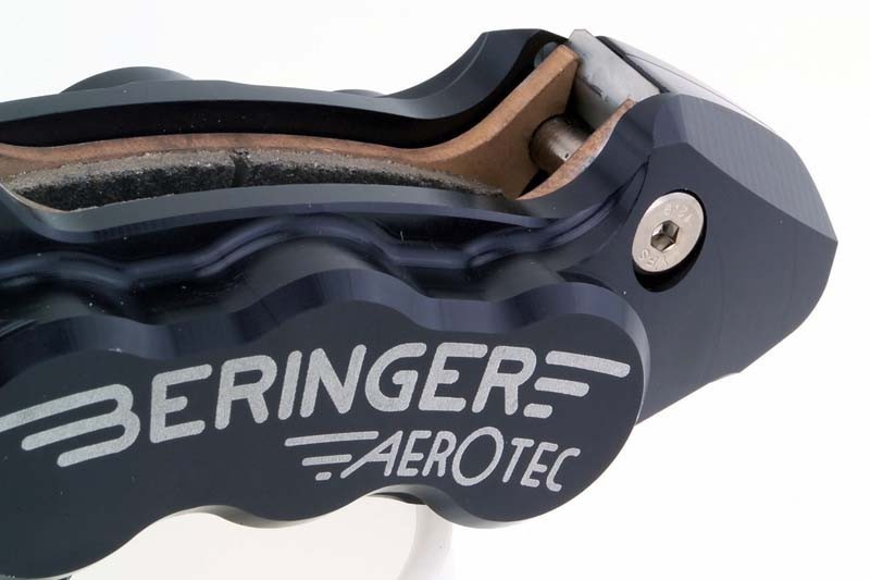 Beringer 100mm / 108mm Aerotec Billet Radial Race Calipers - Titanium Pistons with Magnets