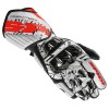 Spidi Carbo Track Replica Leather Gloves - White Spidi Carbo Track Replica Leather Gloves - White