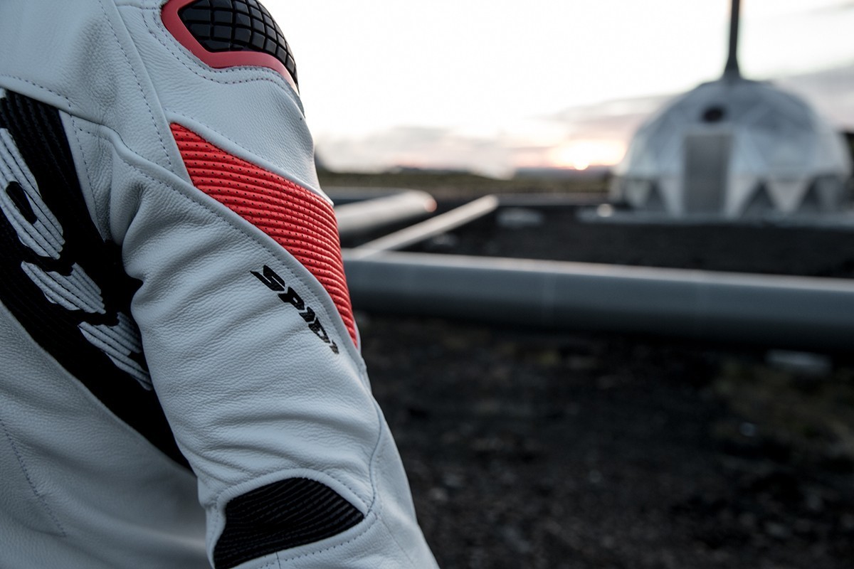 Spidi Warrior 2 Wind Pro Leather Race Suit - Red / Black