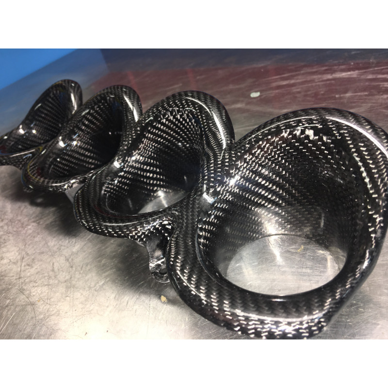 MotoMaxx Carbon Fiber Velocity Stack / Bellmouth Kit - 2017+ Honda CBR1000RR MotoMaxx Carbon Fiber Velocity Stack / Bellmouth Kit - 2017+ Honda CBR1000RR
