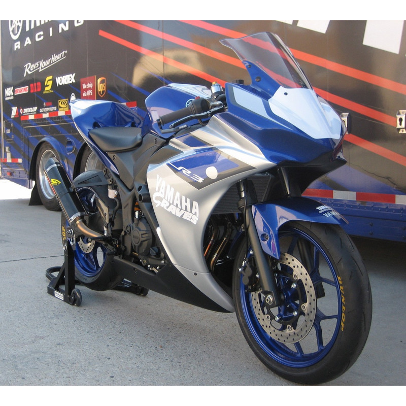 Graves Motorsports Yamaha YZF-R3 Full Exhaust System WORKS 2