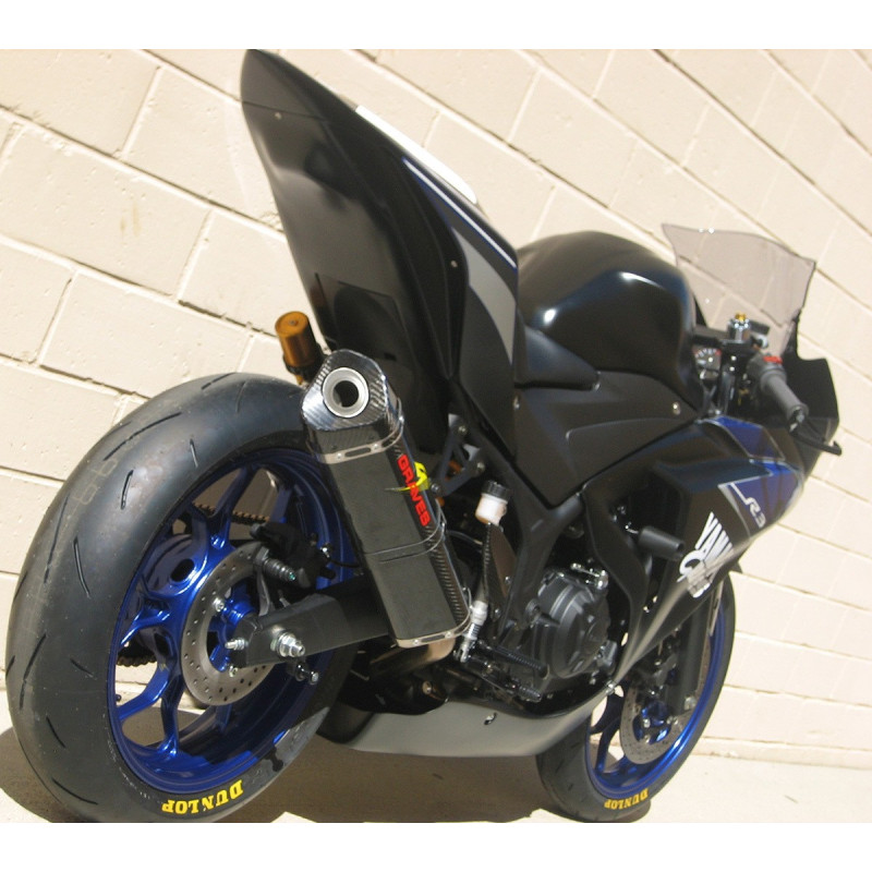 Graves Motorsports Yamaha YZF-R3 Full Exhaust System WORKS 2