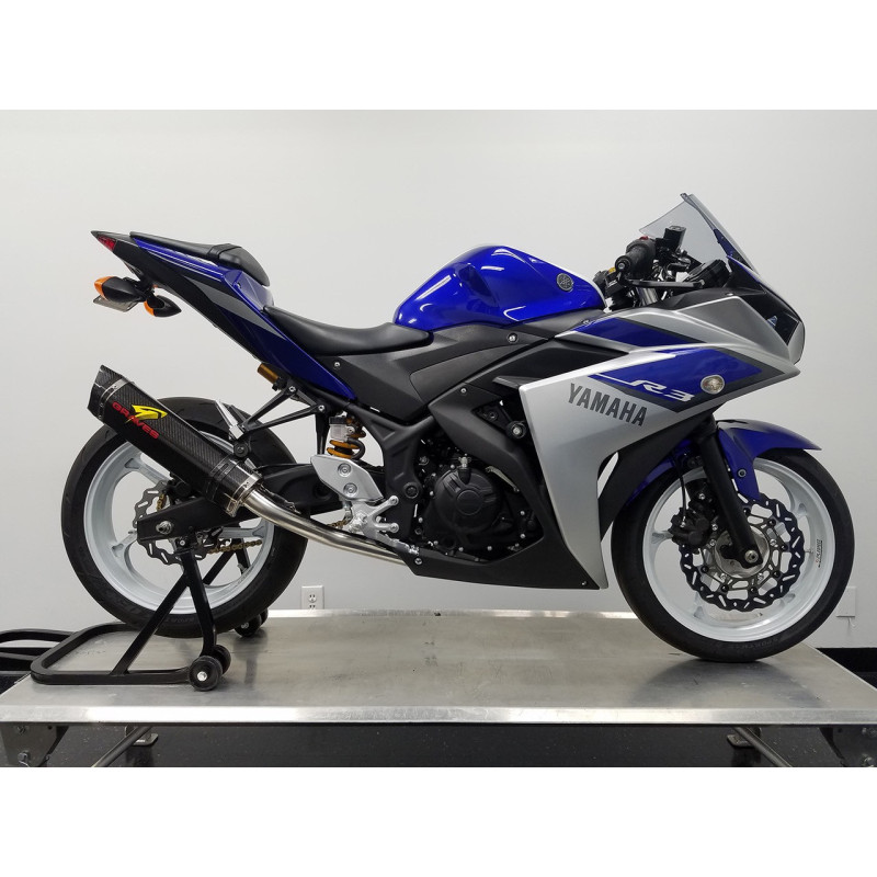 Graves Motorsports Yamaha YZF-R3 Cat-Eliminator Exhaust System Graves Motorsports Yamaha YZF-R3 Cat-Eliminator Exhaust System