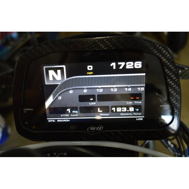 SE Moto Carbon Fiber AIM MXS Dash Protector / Case SE Moto Carbon Fiber AIM MXS Dash Protector / Case