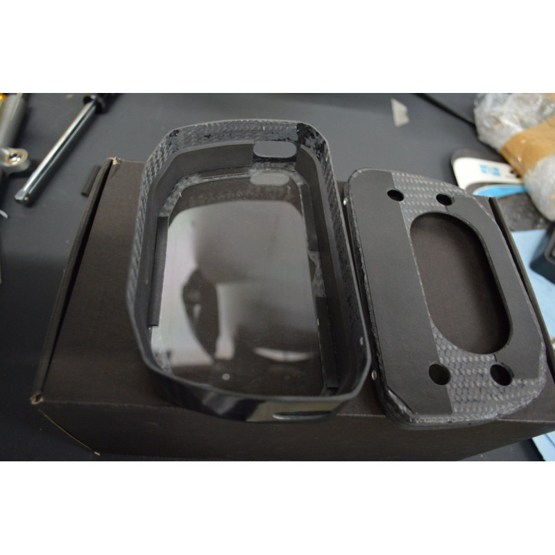 SE Moto Carbon Fiber AIM MXS Dash Protector / Case SE Moto Carbon Fiber AIM MXS Dash Protector / Case