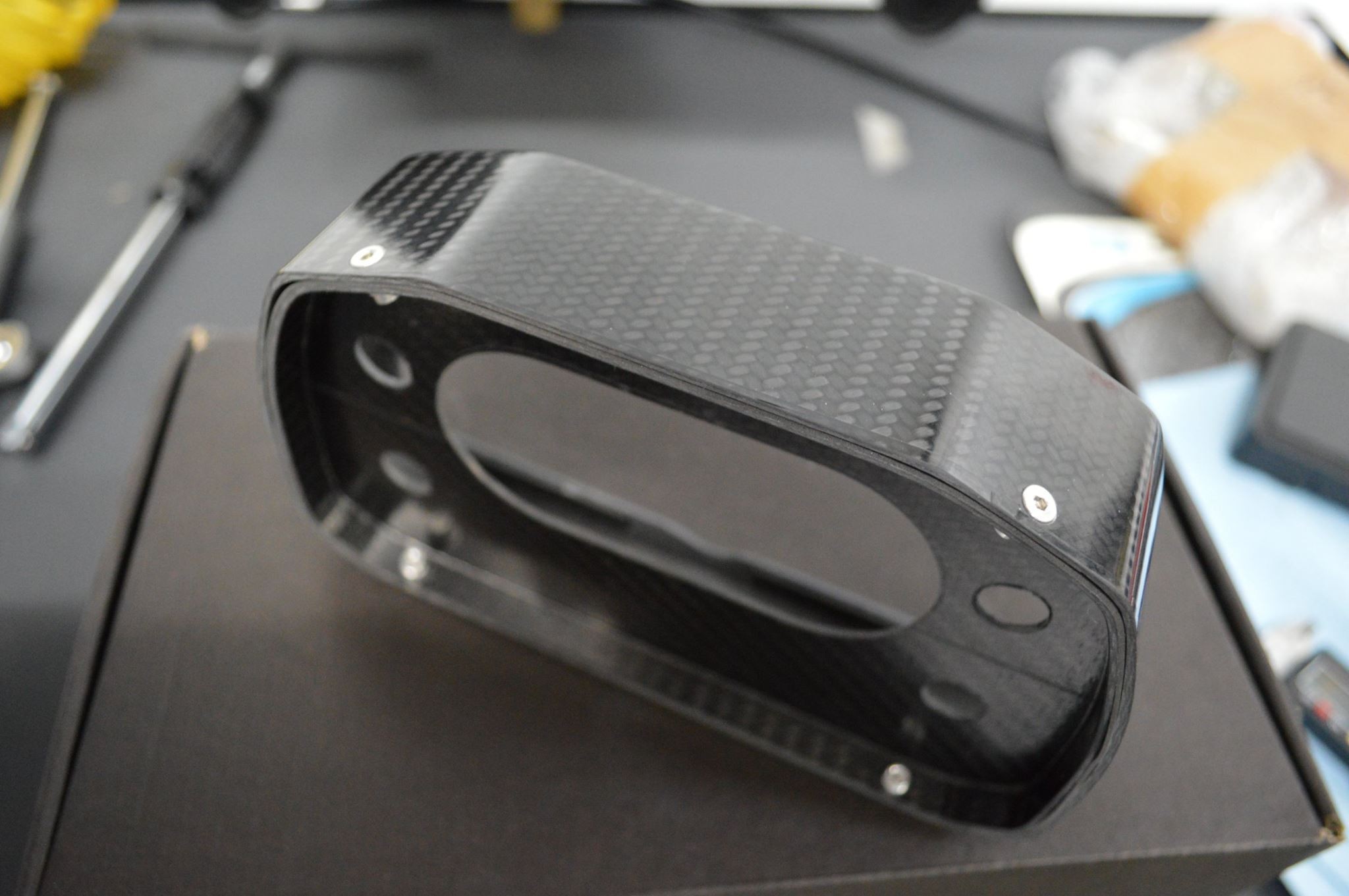 SE Moto Carbon Fiber AIM MXS Dash Protector / Case