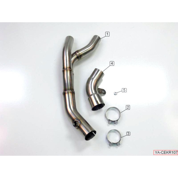 M4 Cat Eliminator Y Pipe for the 2007-2008 Yamaha YZF-R1