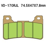 Vesrah VD-170 SRJL-XX Brake Pads 2004-2012 CBR1000RR 2005-2012 CBR600RR