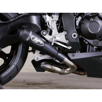 M4 Black GP Slip-On System with Ceramic Coated GP Canister - 2008-2016 Honda CBR1000RR