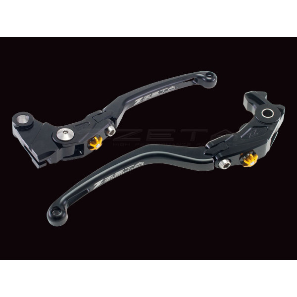 Zeta Pilot Brake Lever - Black - 2004-2014 Yamaha YZF-R1 / 2005-16 Yamaha YZF-R6