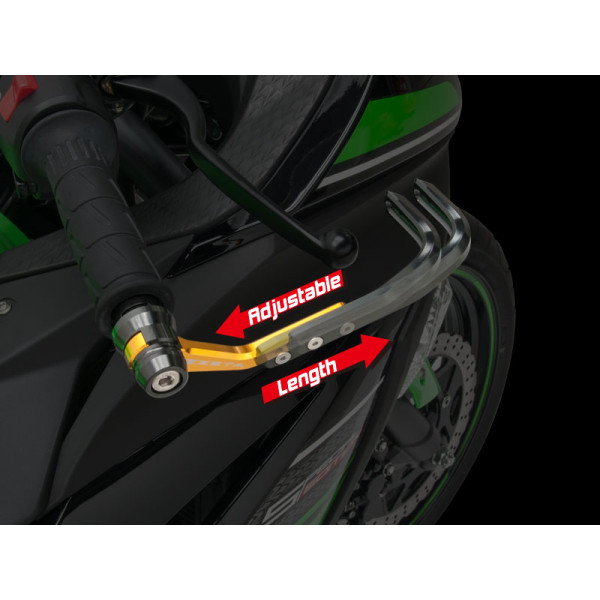Zeta Racing Lever Guard - Gold Zeta Racing Lever Guard - Gold