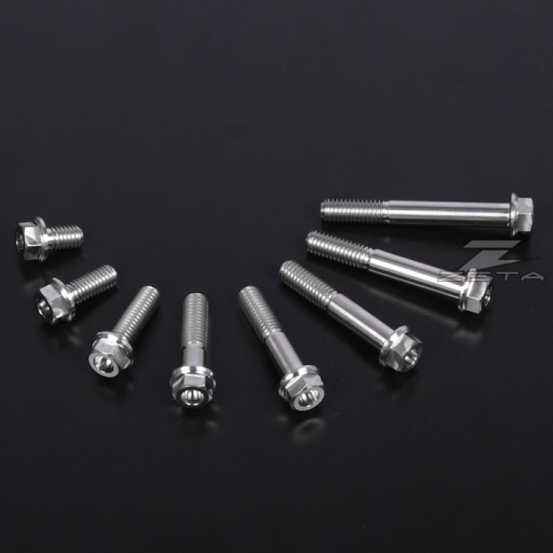 Zeta Z-Titanium Racing Flange Bolt M8x1.25 25mm length - ZT03-0825