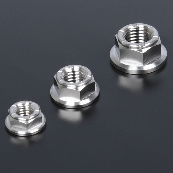Zeta Z-Titanium compact flange nut M8x1.25