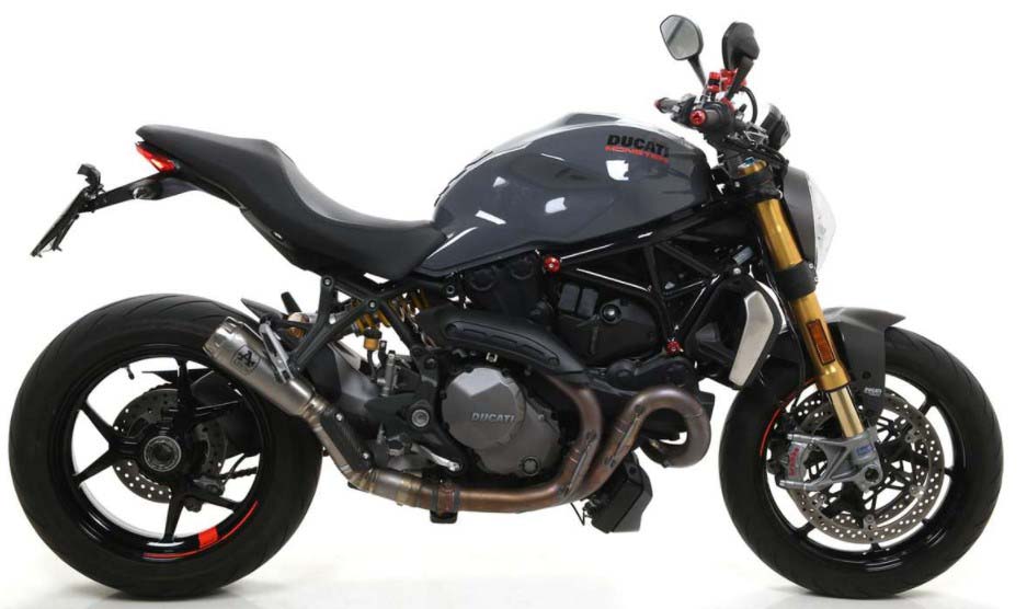 Arrow Carbon Fiber Heat Shield - 2016-2020 Ducati Monster 1200/1200R/1200S  - 11007MI